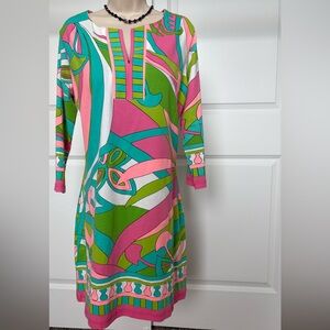 Barbara Gerwit Geometric Print Dress size XL - NEW WITH TAGS!